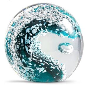 Acrylic wave paperweight